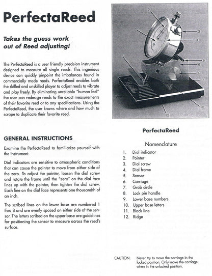 PerfectaReed Measuring Device by Ben Armato