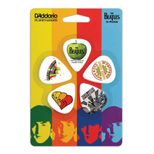 Load image into Gallery viewer, D&#39;addario Planet Waves Beatles Classic Albums Guitar Picks - 10-PACK