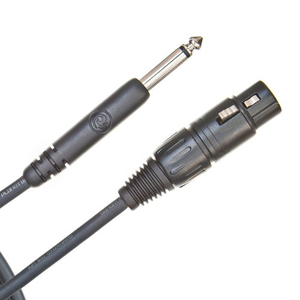 D'addario Planet Waves Classic Series Unbalanced Microphone Cable, XLR to 1/4", 25 Feet