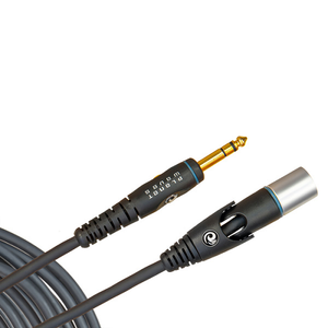 D'addario Planet Waves Gold Plated Custom Series Microphone Cable,  XLR Female to 1/4", 25 Feet