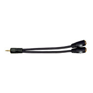D'addario Planet Waves 1/8 Inch Male Stereo to Dual 1/8 Inch Female Stereo Adapter