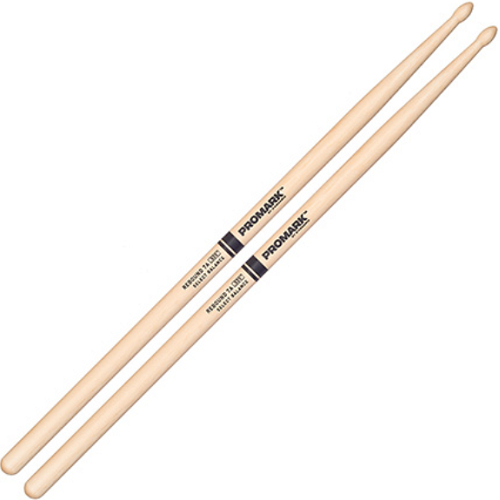 Promark Rebound 7A .535" Tear Drop Hickory Wood Tip Drum Set Sticks