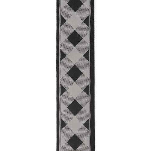 D'addario Planet Waves Americana Woven Buffalo Check-Grey Guitar Strap