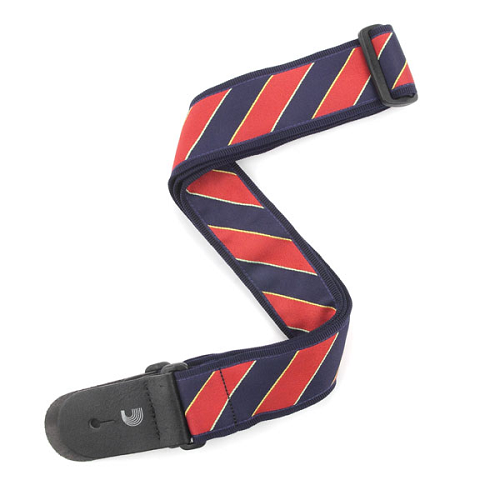 D'addario Planet Waves Indie Red & Blue Tie Stripes