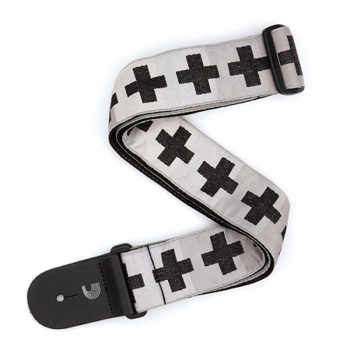 D'addario Planet Waves Checkered Crosses Woven Guitar Strap