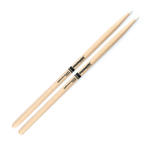 Promark Hickory 5A Nylon Tip Drum Set Sticks