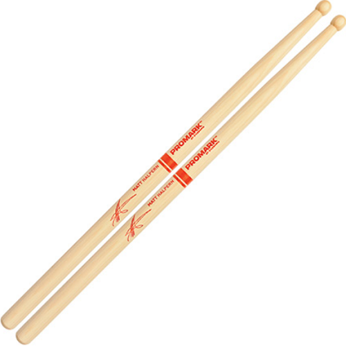 Promark Hickory Matt Halpern Wood Tip Drum Set Sticks