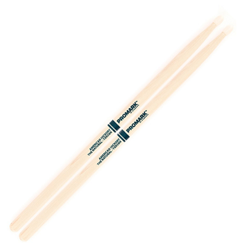 Promark Hickory 5B "THE NATURAL" Nylon Tip Drum Set Sticks