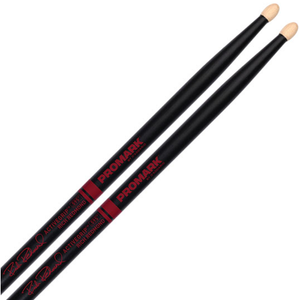 Promark Rich Redmon Active Grip 595 Hickory Oval Wood Tip Drum Set Sticks