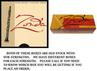 Zonda Bb Clarinet Reeds -5 Per Box - Hard Strengths