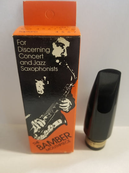 Bamber Jazz Hard Rubber Alto Saxophone Mouthpiece