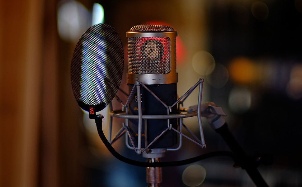 Dual Tube Cardioid Condenser Microphone with Shockmount and Case