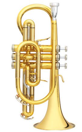 B&S Challenger Bb Cornet - Silver Plated - 3142-2-0