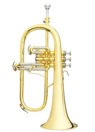 B&S Challenger Bb Flugelhorn - Clear Lacquered - 3145-L