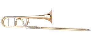 B&S Meistersinger Bb/F Tenor Trombone - Nickel Silver Inner - Gold Outer - Lacquered - MS14-L
