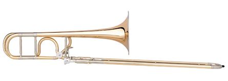 B&S Meistersinger Bb/F Tenor Trombone - Nickel Silver Garland and Slides - Lacquer - MS14KN-L