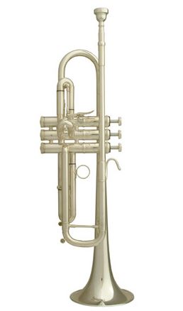 B & S Bb Challenger X-Line Trumpet - Silver Plated - Fixed Classical Bell - Dbxf-S