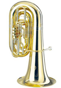 B&S CC Tuba - 5/4 Size - 4 Piston and 1 Rotary Valves - Clear Lacquered - 3198-L