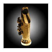 Bari Woodwind Alto Sax Cyclone Mouthpiece - Gold Plated