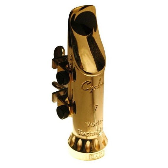 Bari Woodwind Alto Sax Cyclone Mouthpiece - Gold Plated