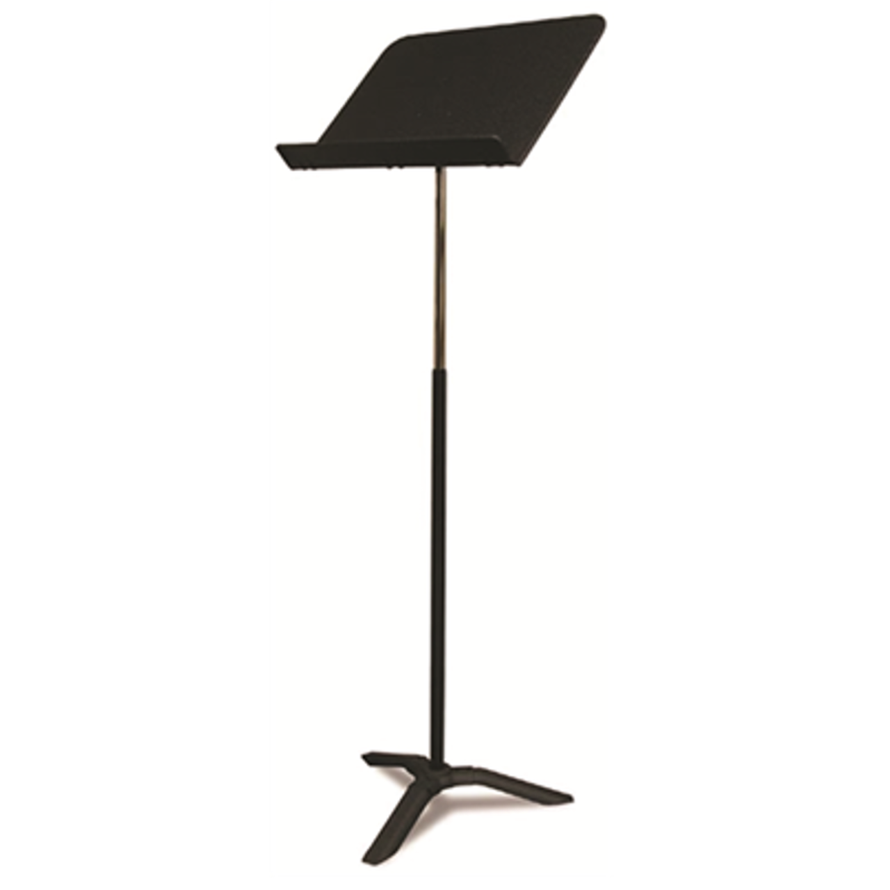 Weiner Black Orchestra Stand with Tubular Solid Desk- 5051BK