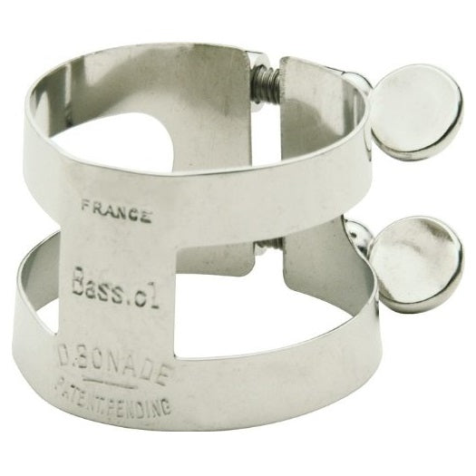 Bonade Ligature Bass Clarinet Inverted Silver Plated 2253US