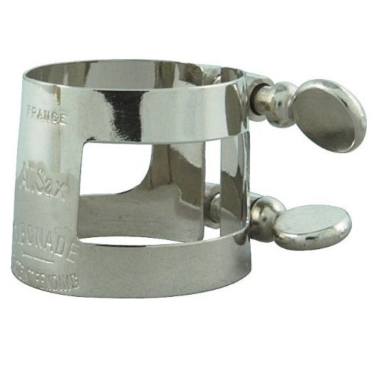 Bonade Inverted Alto Sax Silver Plated Ligature Model - 2254US