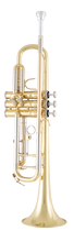 Load image into Gallery viewer, Bach BTR201 Student Bb Trumpet