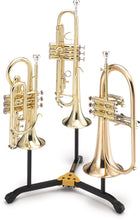 Load image into Gallery viewer, Hercules Dual Trumpet/Cornet/Flugelhorn Stand  - DS513B