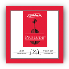 D'addario Prelude Violin D 4/4 String Medium Tension -  J813