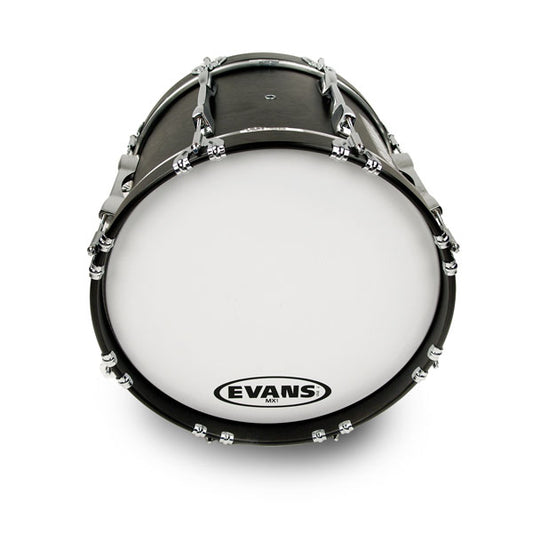 Evans White Marching Bass Drum Head - 24 MX1