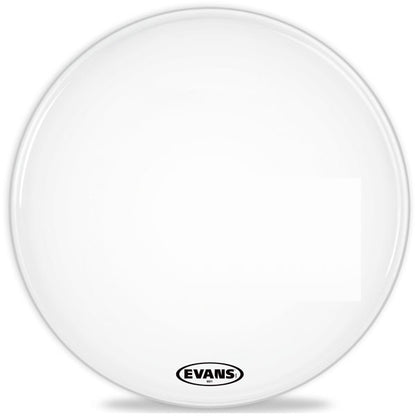 Evans White Marching Bass Drum Head - 24 MX1