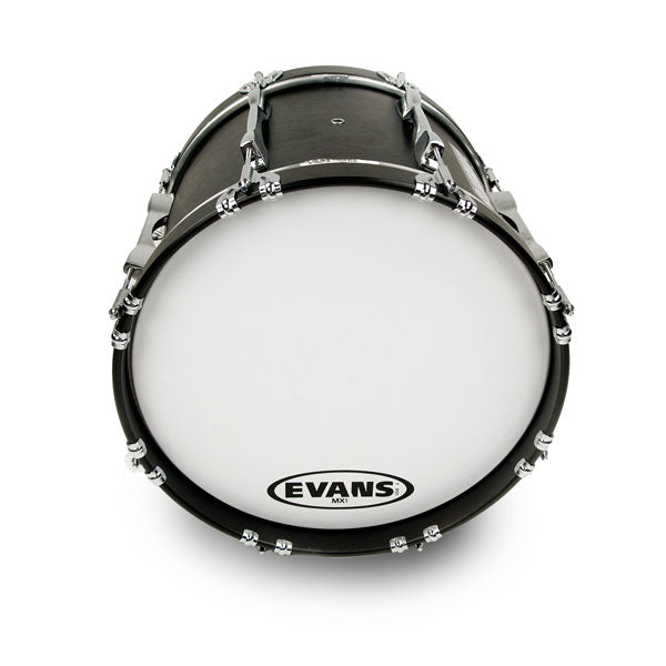 Evans White Marching Bass Drum Head - 22 MX1