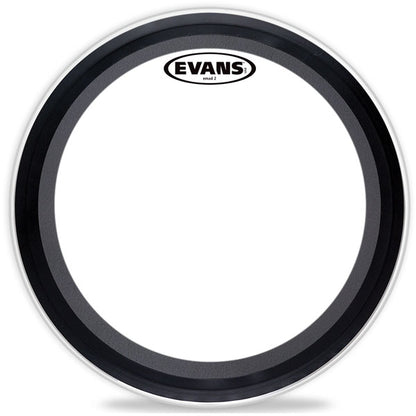 Evans EMAD2 Clear Bass Drum Head, 24 Inch