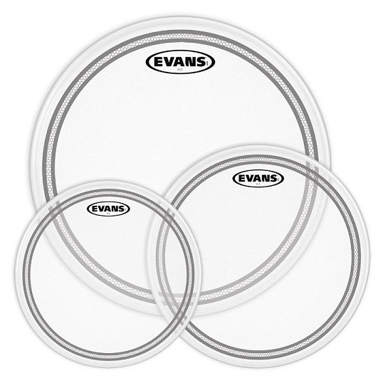 Evans EC2 Tompack, Coated, Rock (10 inch, 12 inch, 16 inch)