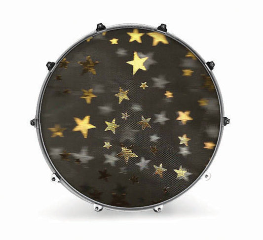 Evans Fabrics Bass Drum Head - Stars