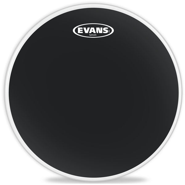 Evans Hydraulic Black Drum Head, 18 Inch