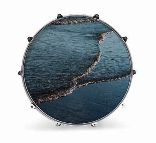 Evans Nature Bass Drum Head - Ocean 1