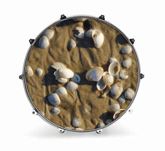 Evans Nature Bass Drum Head - Sand