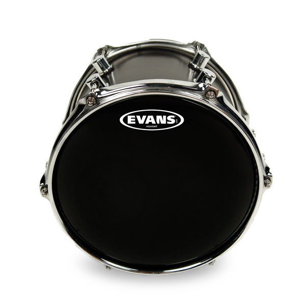 Evans Resonant Black Tom Head - 10