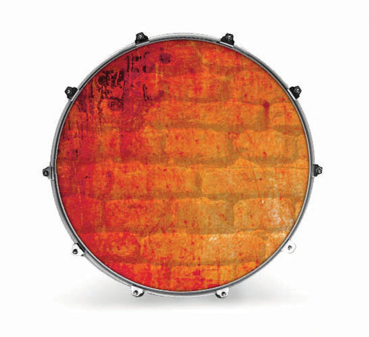 Evans Textures Series Bass Drum Head - Bricks