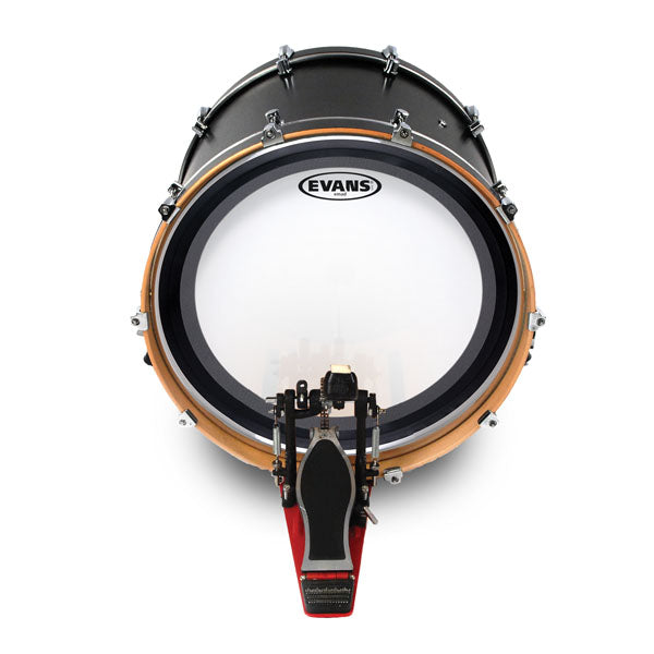 Evans EMAD Coated White Bass Drum Head, 20 Inch