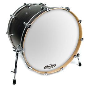 Evans EQ3 Resonant Smooth White Bass Drum Head - NO Port - 18