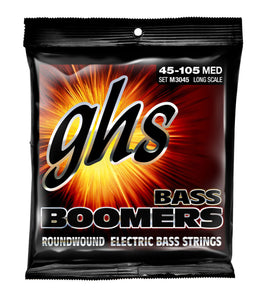 GHS Boomers - Roundwound Nickel- Medium Guage- Electric Bass Guitar Strings - M3045