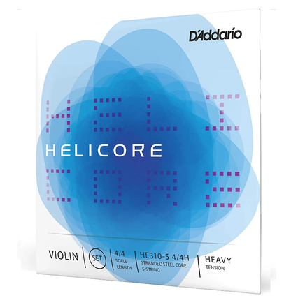 D'Addario Helicore Violin 5-String Set, 4/4 Scale