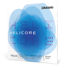 Load image into Gallery viewer, D&#39;Addario Helicore Violin 5-String Set, 4/4 Scale