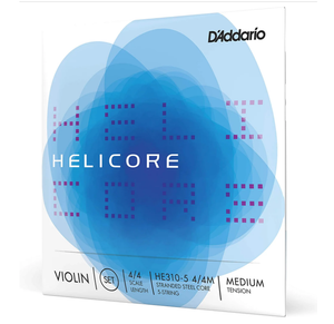 D'Addario Helicore Violin 5-String Set, 4/4 Scale
