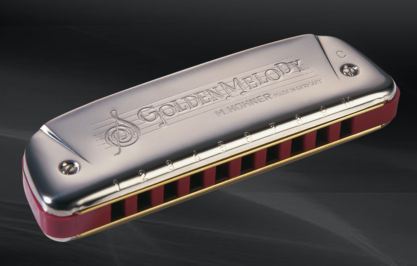 Hohner Harmonica Golen Melody Key of E - 542