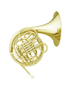 Hans Hoyer Double Kruspe F/Bb French Horn - Mini Ball Linkage - Gold Brass Bell - Lacquer - 6801G-1