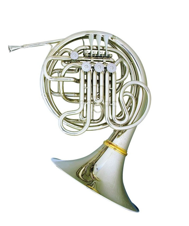 Hans Hoyer Double Kruspe F/Bb French Horn - Mini Ball Linkage - Detachable Bell - Nickel Silver - 6801NSA-L